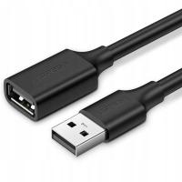 Дата кабель Ugreen USB 2.0 AM/AF 1.0m US103 black Фото