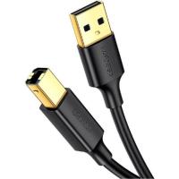 Кабель для принтера Ugreen USB 2.0 AM/BM 3.0m US135 black Фото