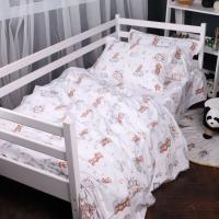 Постельное белье MirSon 010 Teddy ballons Фланель 2x143x210 Семейный Фото