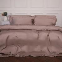 Постельное белье MirSon Tencel №08 Beige 2x160x220 Семейный Евро Фото