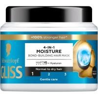 Маска для волос Gliss 4-In-1 Aqua Revive Moisture Bond-Building Hair Mas Фото