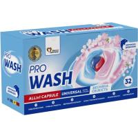 Капсулы для стирки Pro Wash All in 1 Universal Весенняя свежесть 32 шт. Фото