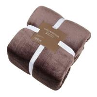 Плед Home Line флисовый темный шоколад 150х195 см Фото