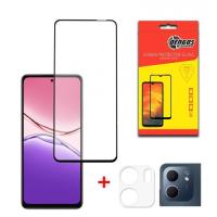 Стекло защитное Dengos Kit for OPPO A5x + camera glass Black Фото