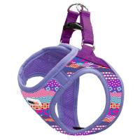 Шлей для собак MISOKO&CO фиолетовая с узором L Фото