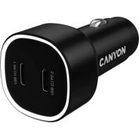 Зарядное устройство Canyon 2xUSB-C PD60W black Фото