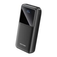 Батарея універсальна Vention 20000 mAh 22.5W Black LED Display Type Фото
