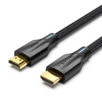 Кабель мультимедийный Vention HDMI M to HDMI M 1.0m 8K60Hz cotton braided black Фото