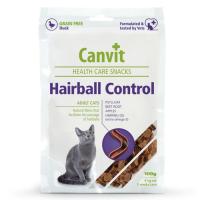 Лакомство для котов Canvit Hairball Control для выведения комков шерсти с утк Фото