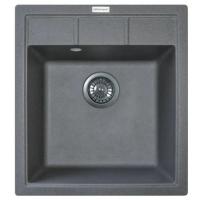 Мойка кухонная Adamant Brick сірий Фото