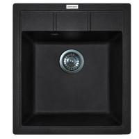 Мийка кухонна Adamant Brick чорний Фото