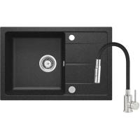 Мойка кухонная Deante Leda, мийка ZRD_2113 + зміш. BOC_B740, графіт Фото