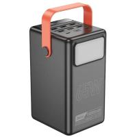 Батарея универсальная HOCO 100000mAh Max Centurion PD/65W, QC, LED Lamp, Blac Фото