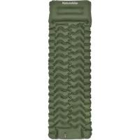Матрас надувной Naturehike CNK2550WS019, 200х60х6.5 см, зелений із вбудованою Фото