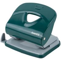 Діркопробивач Axent Exakt-2 металевий, 30арк, Earth colors зелений Фото