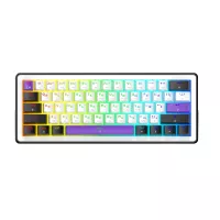 Клавіатура Hator Hellyberry HK60 Mechanical Linear RGB USB UA White Фото
