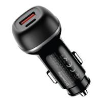 Зарядное устройство ColorWay USB-C PD65W + USB QC3.0 car adapter Фото