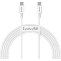 Дата кабель Baseus USB-C to USB-C 2.0m 100W white Фото