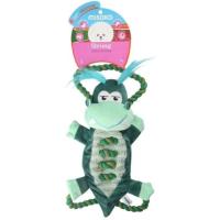 Игрушка для собак MISOKO&CO Крокодил с веревкой 48 см Фото