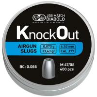 Пульки JSB Diabolo KnockOut Slugs 4,52 мм, 0,87 г, 400 шт/уп Фото