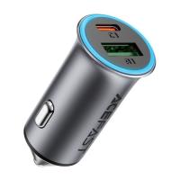 Зарядний пристрій Acefast 1xUSB-C + 1xUSB 95W car adapter B16 black Фото
