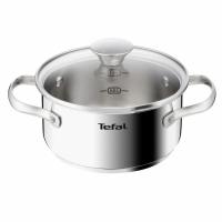 Кастрюля Tefal Minis, з кришкою,1.5 л, нержавіюча сталь, скло Фото