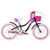 Велосипед Formula 20" Kid CREAM BH рама-10" AL 2026 чорний з рожевим Фото