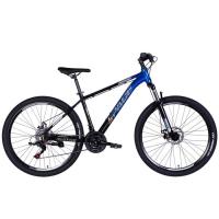 Велосипед Space 27.5" PHAETON DD FR рама-17" AL 2026 чорно-синій Фото