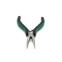 Плоскогубці Voltronic круглогубці вигнуті, чорно-зелені ручки 125х30, Q1 Фото