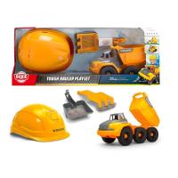 Игровой набор Dickie Toys Вольво. Самосвал с каской и лопатой, 26 аксессуаро Фото