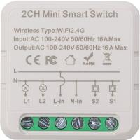 Розумне реле TUYA Wifi 16A 2-канальный Фото