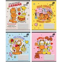 Тетрадь Kite Garfield, 12 листов, косая линия Фото