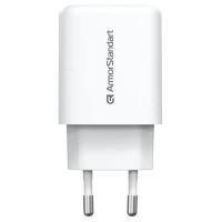 Зарядное устройство Armorstandart 1xUSB-C + 1xUSB 20W GaN white Фото