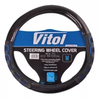 Чехол на руль VITOL M чорн Фото