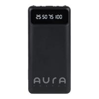 Батарея універсальна AURA NRG10 10000 mAh Black Фото
