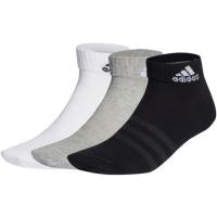 Шкарпетки Adidas T SPW ANK 3P IC1283 сірий, білий, чорний 37-39 Фото