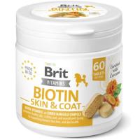 Вітаміни для собак Brit Vitamins Biotin Skin & Coat Care для шкіри та шерс Фото