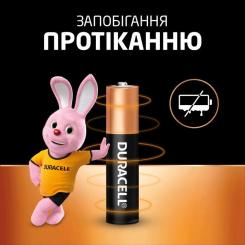 Батарейка Duracell AAA лужні 4 шт. в упаковці Фото 5