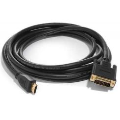 Кабель мультимедийный Atcom HDMI M to DVI M 3.0m 24+1pin Фото