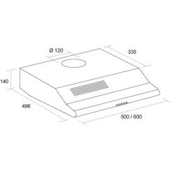 Вытяжка кухонная Pyramida UNO 50 IV Фото 6