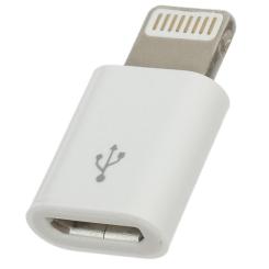 Переходник PowerPlant Apple Lightning 8-pin to Micro USB Фото