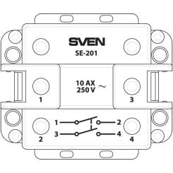 Выключатель Sven SE-201 ivory Фото 4