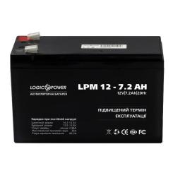 Батарея к ИБП LogicPower LPM 12В 7.2 Ач Фото 1