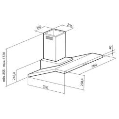 Вытяжка кухонная Freggia CHPO9X Фото 2