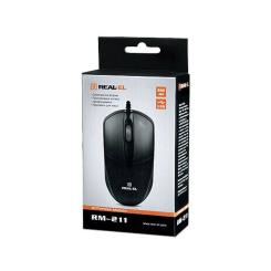 Мышка REAL-EL RM-211 USB Black Фото 5