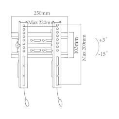Кронштейн X-Digital STEEL ST215 Black Фото 1
