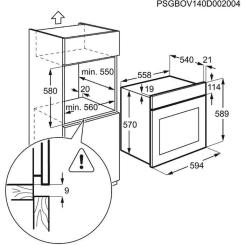 Духовой шкаф Electrolux EZB 53430 AW Фото 1