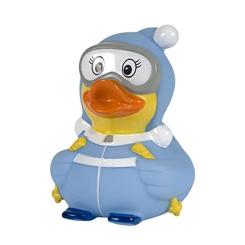 Игрушка для ванной Funny Ducks Лыжница утка Фото