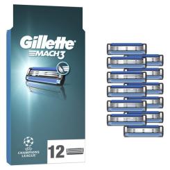 Сменные кассеты Gillette Mach3 12 шт. Фото 1