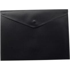 Папка - конверт Buromax А4, with a button, black Фото